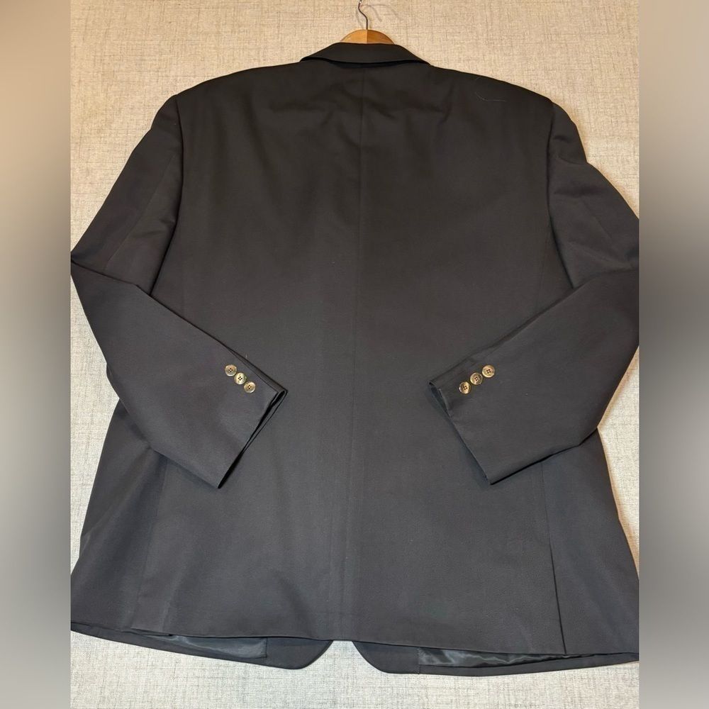 von furstenberg black men’s dinner jacket suit blazer coat w/metal buttons. 46R - Picture 10 of 15